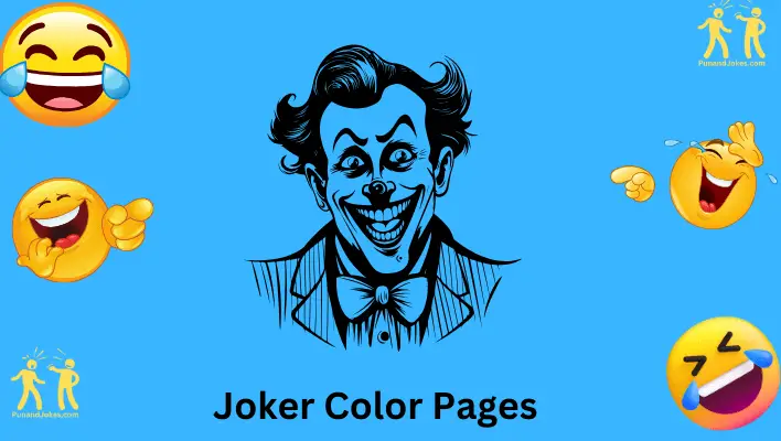 joker color pages