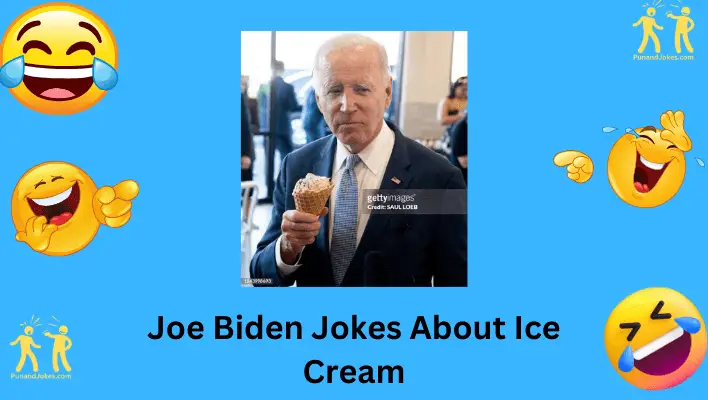Joe Biden Jokes About Ice Cream