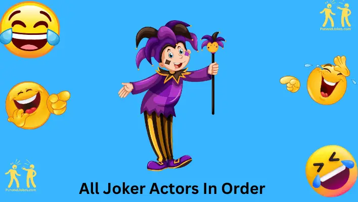 all joker actors in order