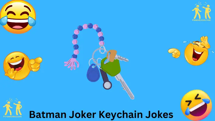 batman joker keychain