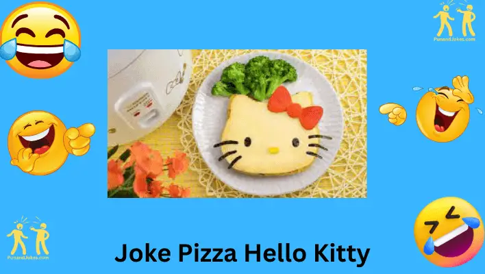 Joke Pizza Hello Kitty
